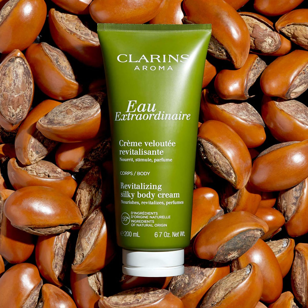 Clarins Eau Extraordinaire Invigorating Silky Body Cream 200ml
