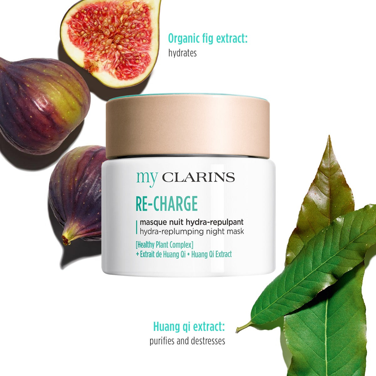 My Clarins RE-CHARGE Hydra-Replumping Night Mask 50ml