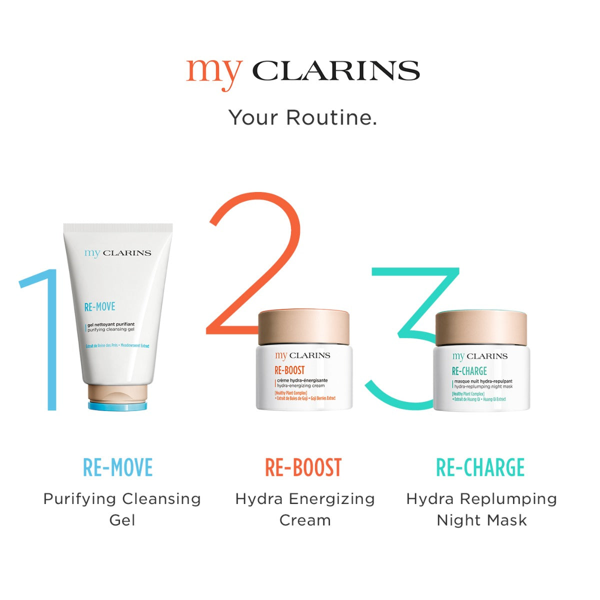 My Clarins RE-CHARGE Hydra-Replumping Night Mask 50ml