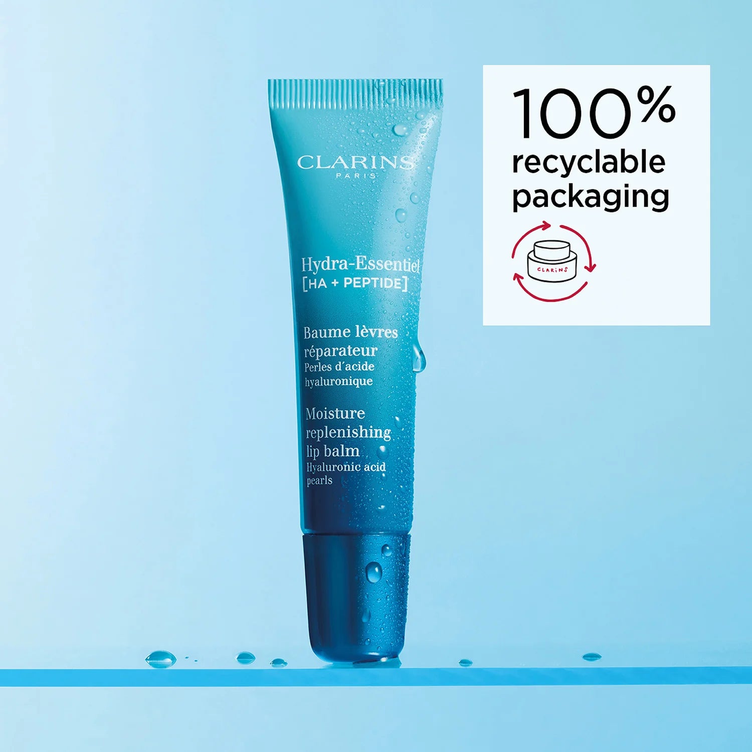 Clarins Hydra-Essentiel [HA+ PEPTIDE] Moisture Replenishing Lip Balm