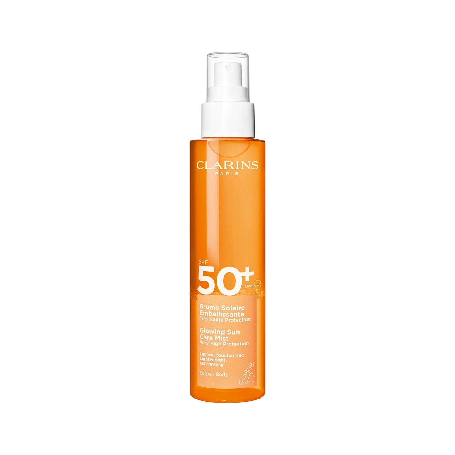Clarins Glowing Sun Care Mist SPF50 Very High Protection 150ml