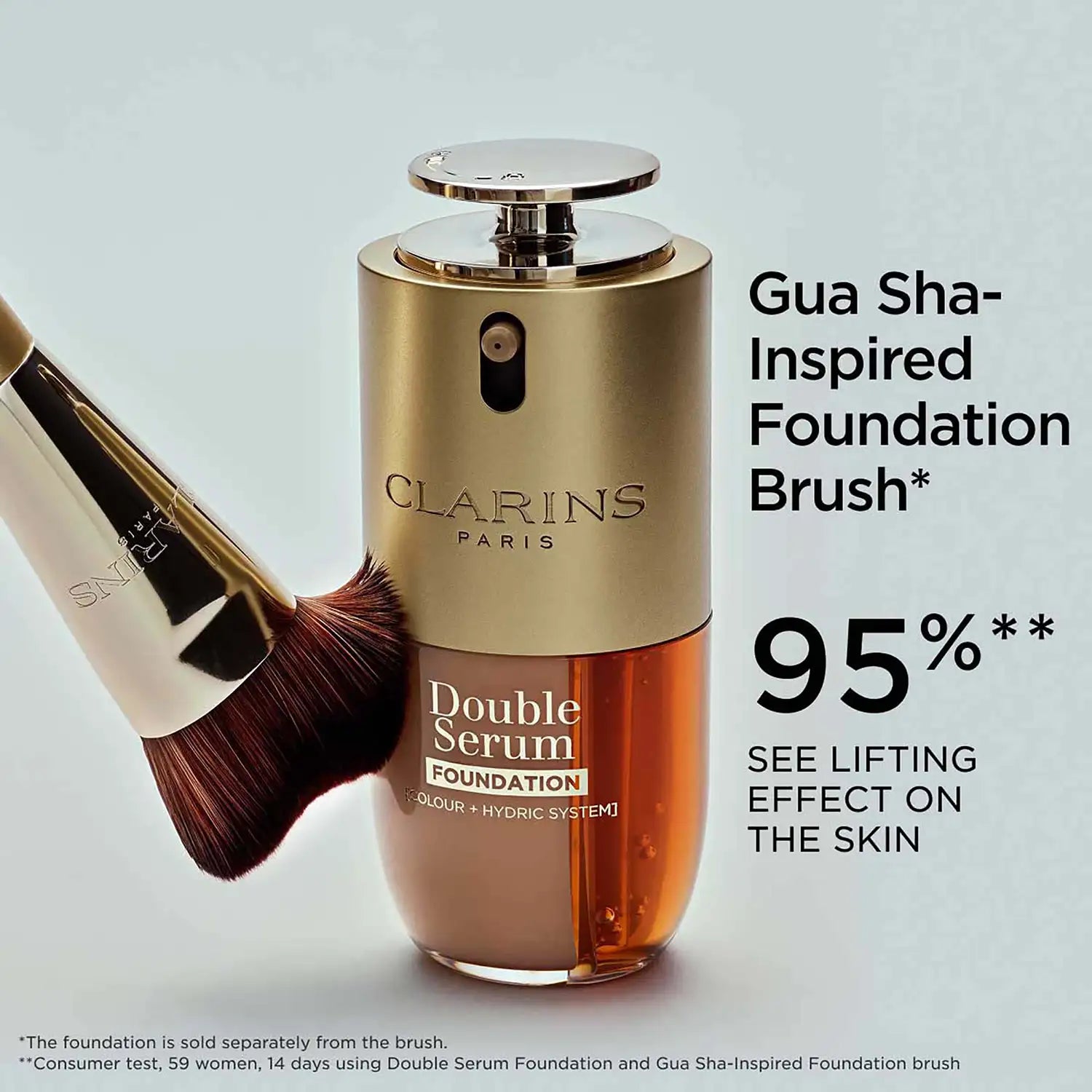 Clarins Gua Sha-Inspired Foundation Brush
