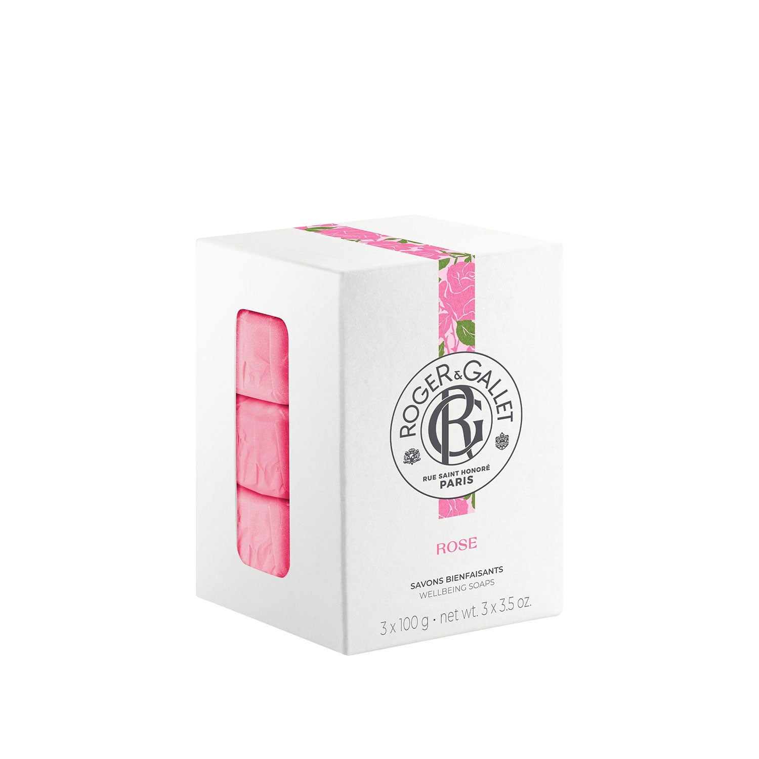 Roger & Gallet Rose Soap Set 3 x 100g