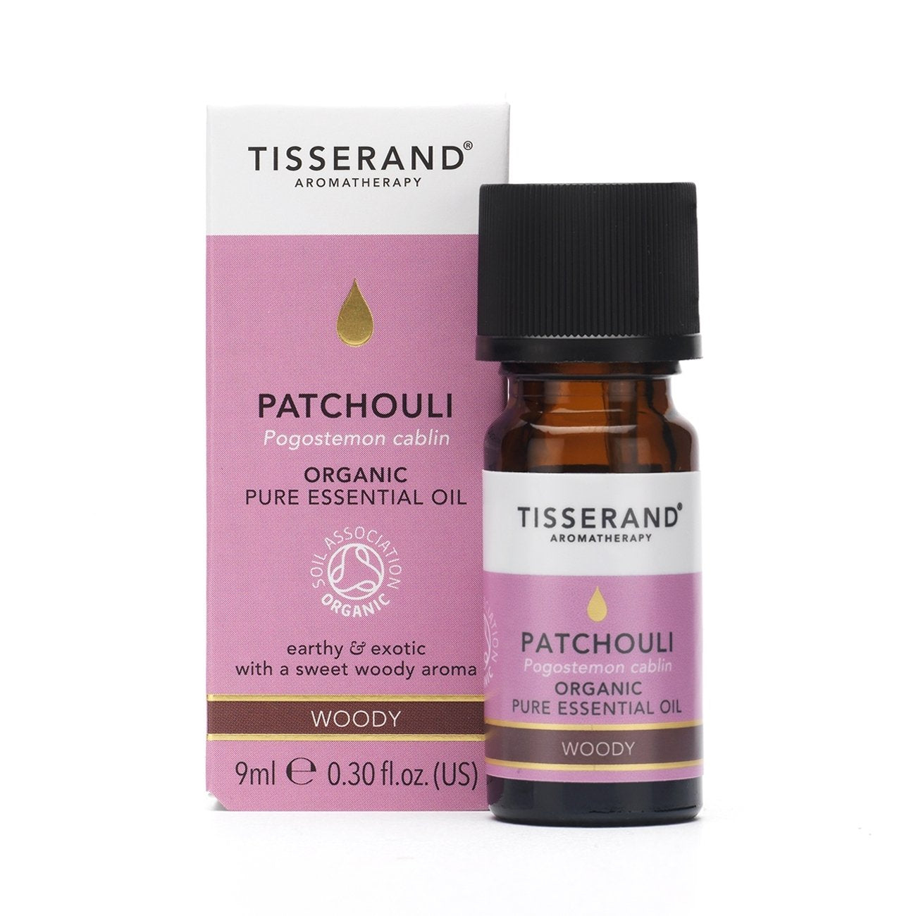 Tisserand Patchouli Organic Pure Essential Oil 9ml