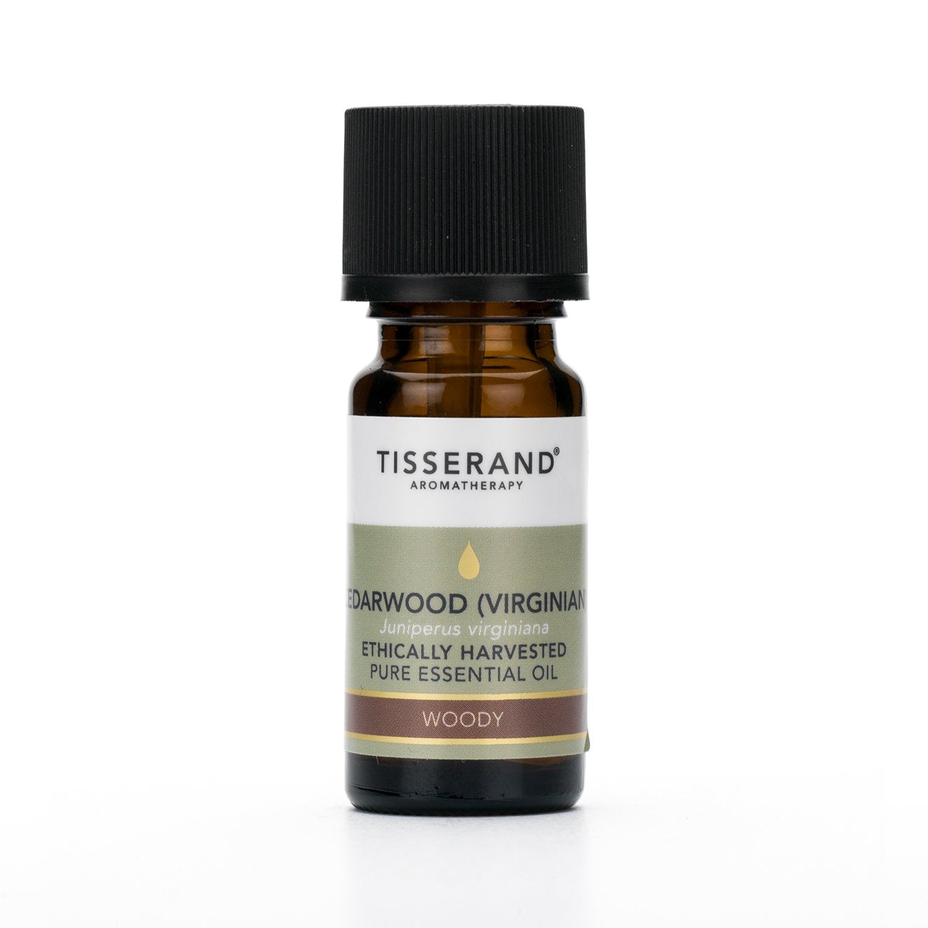 Tisserand Cedarwood (Virginian) Ethically Harvested Pure Essential Oil 9ml