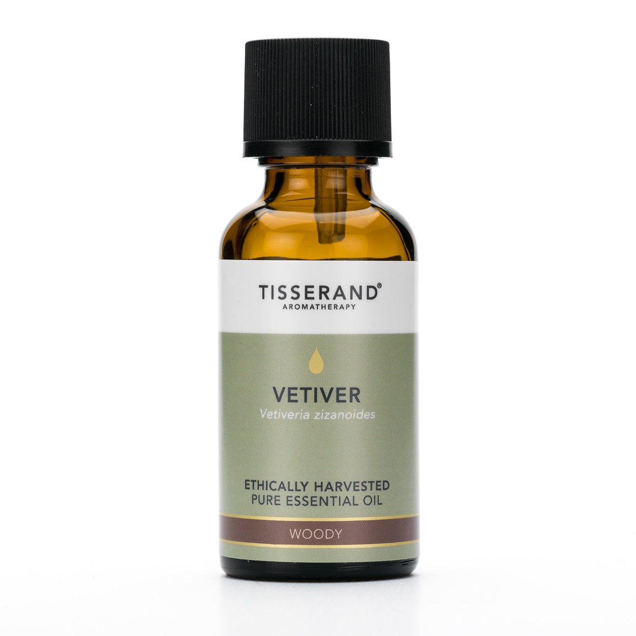 Tisserand Vetiver Ethically Harvested  Pure Essential Oil 30ml