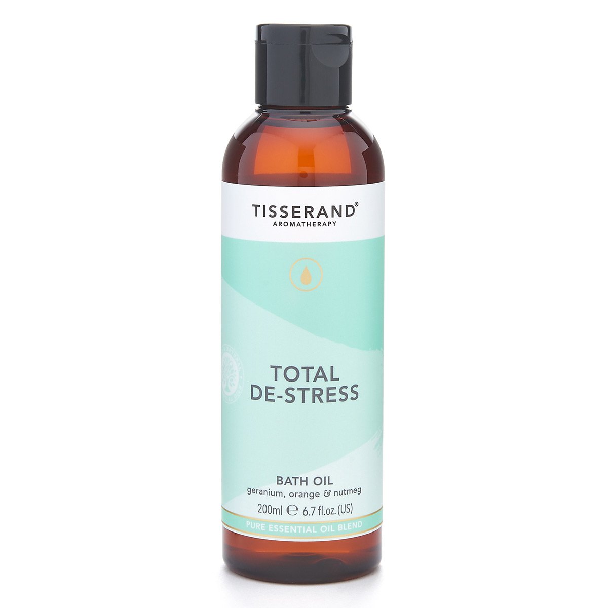 Tisserand Total De-Stress Bath Oil 200ml