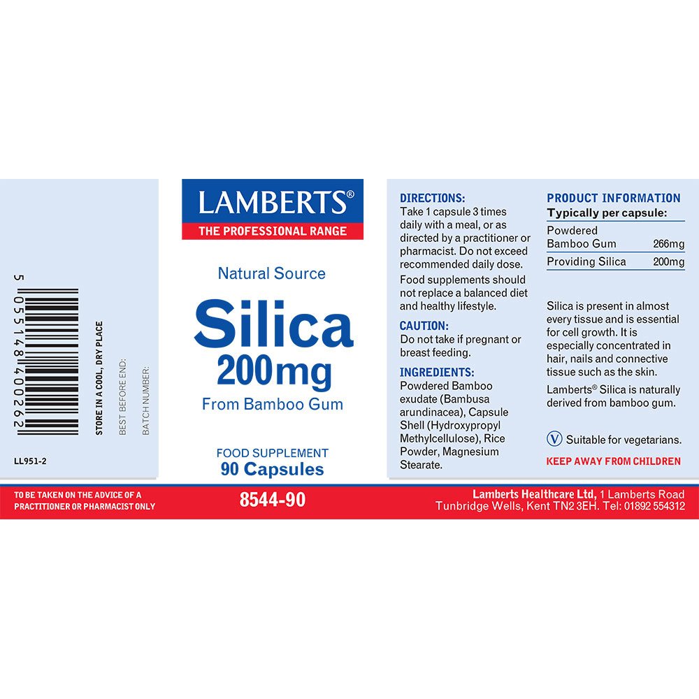 Lamberts Health Care Silica 200mg