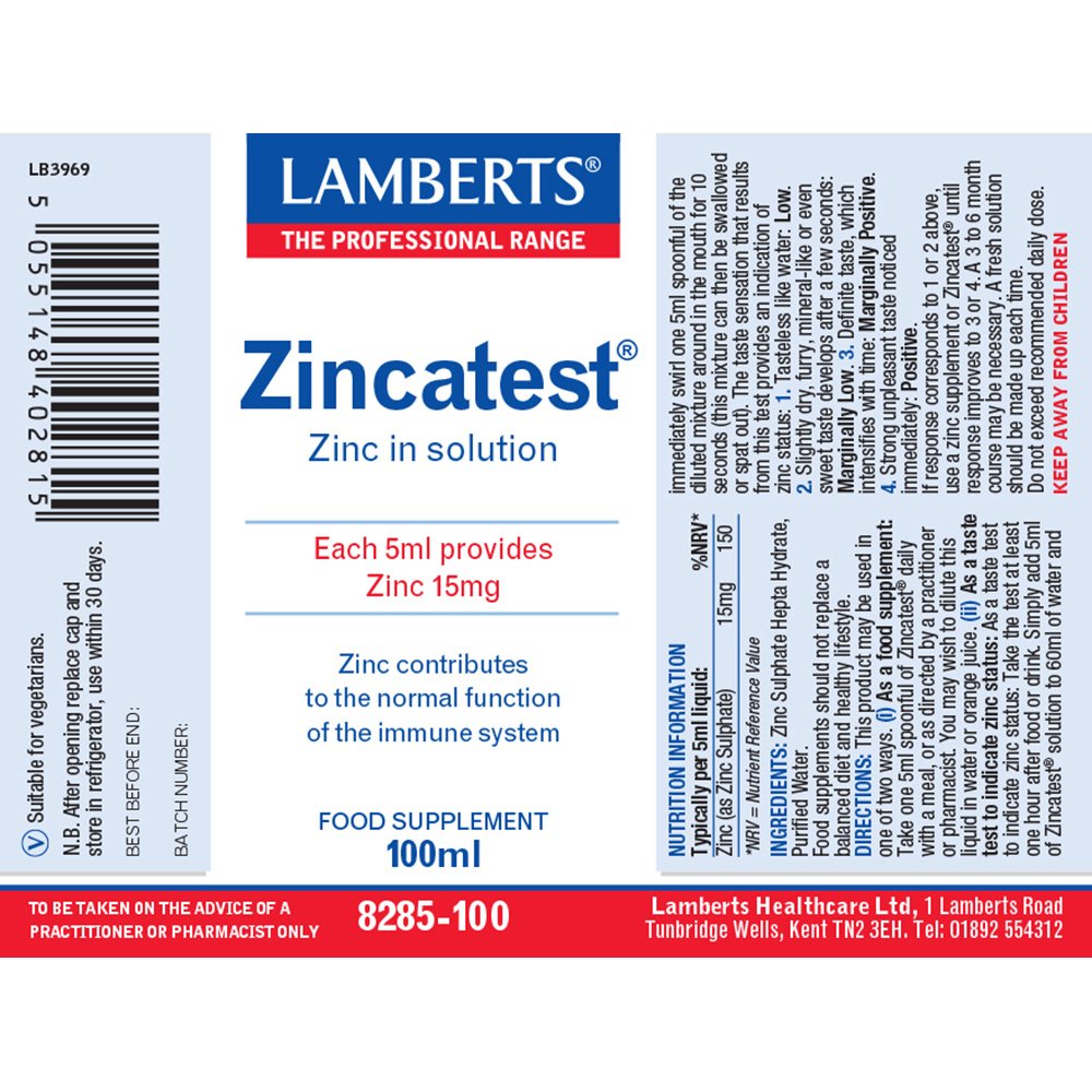 Lamberts Health Care Zincatest®