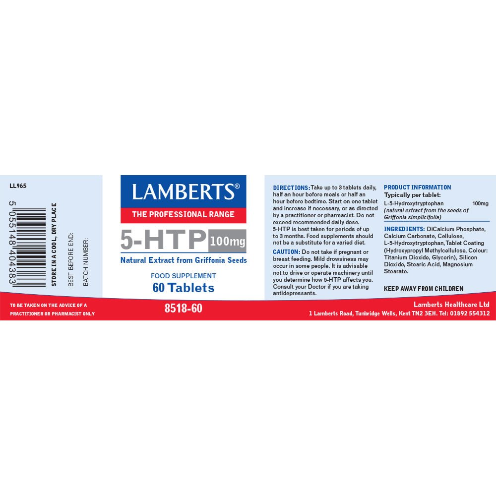 Lamberts Health Care 5-HTP 100mg