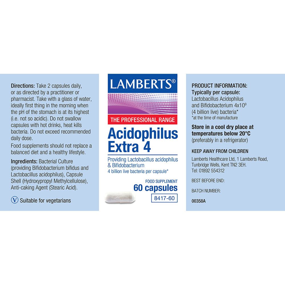 Lamberts Health Care Acidophilus Extra 4
