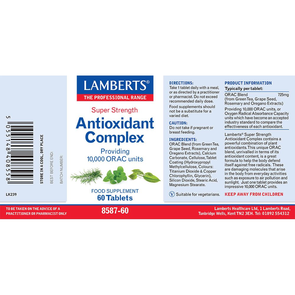 Lamberts Health Care Super Strength Antioxidant Complex