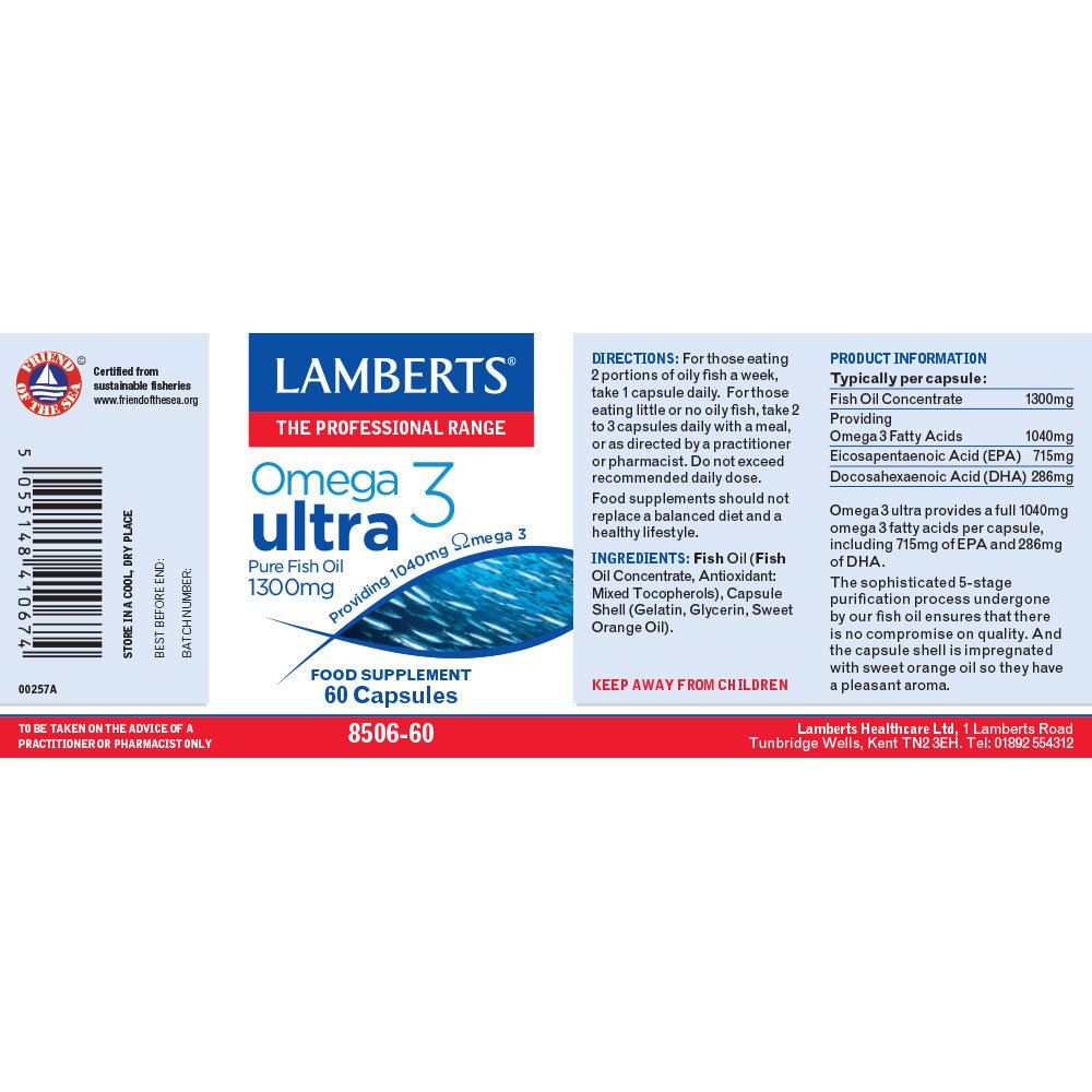 Lamberts Health Care Omega 3 Ultra