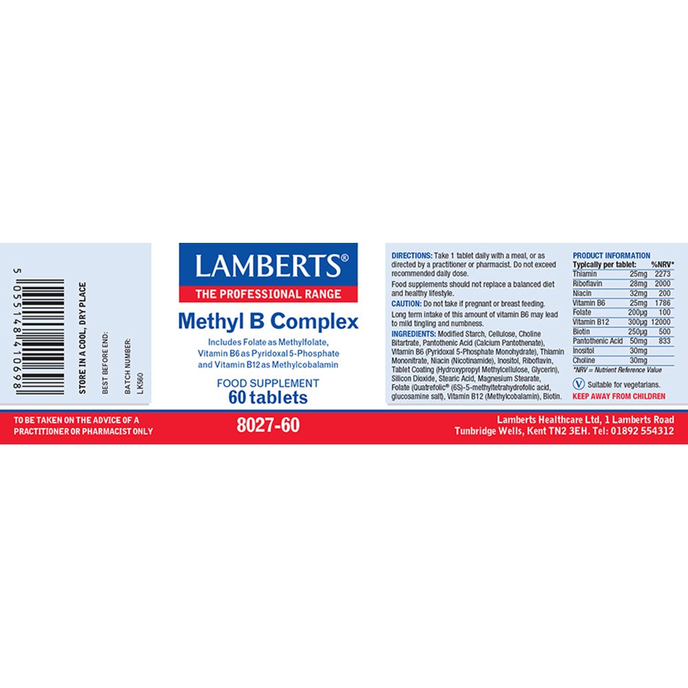 Lamberts Health Care Methyl B Complex