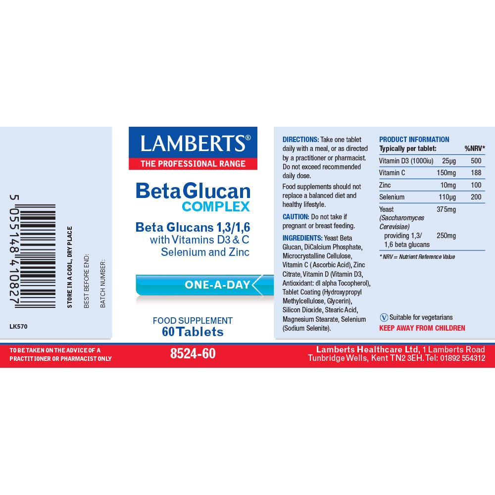 Lamberts Health Care Beta Glucan Complex