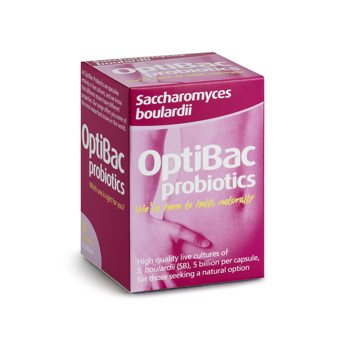OptiBac Probiotics Saccharomyces Boulardii 16 Capsules