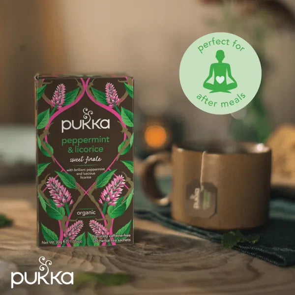 Pukka Organic Peppermint & Licorice Tea