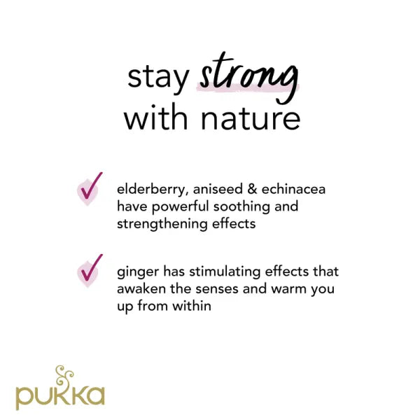 Pukka Organic Elderberry & Echinacea Tea