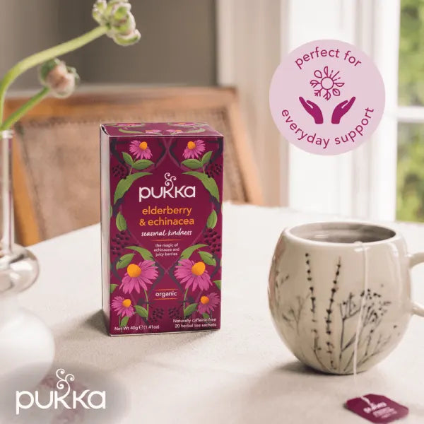 Pukka Organic Elderberry & Echinacea Tea