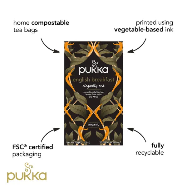 Pukka Organic English Breakfast Teabags