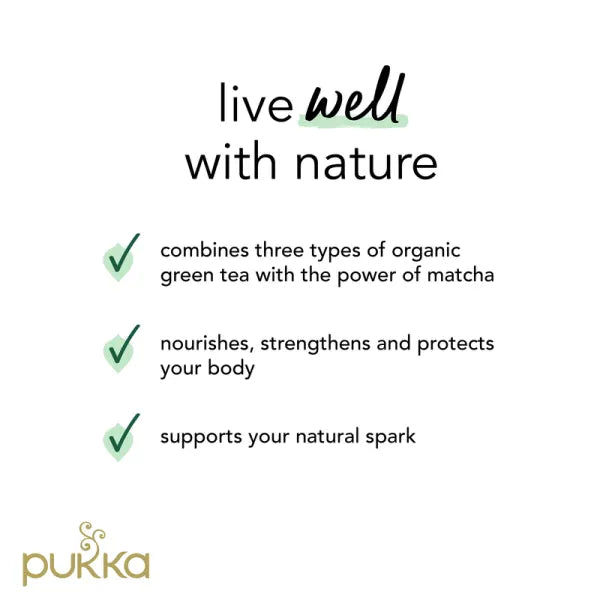 Pukka Organic Supreme Green Matcha Tea