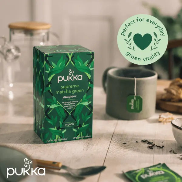 Pukka Organic Supreme Green Matcha Tea