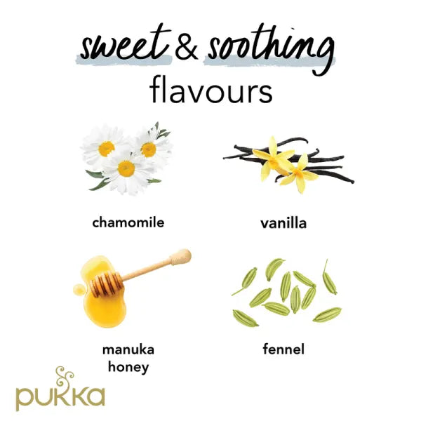 Pukka Organic Chamomile Vanilla Manuka Tea