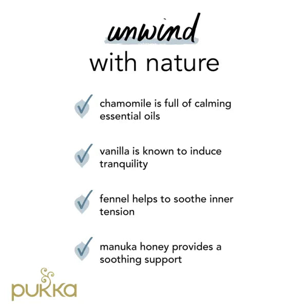 Pukka Organic Chamomile Vanilla Manuka Tea