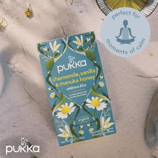 Pukka Organic Chamomile Vanilla Manuka Tea