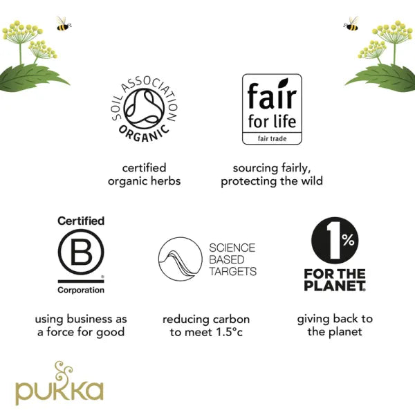 Pukka Organic Chamomile Vanilla Manuka Tea