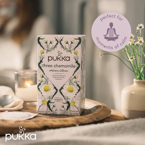 Pukka Organic Three Chamomile Tea Bags