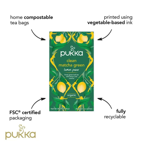 Pukka Organic Clean Matcha Green Tea