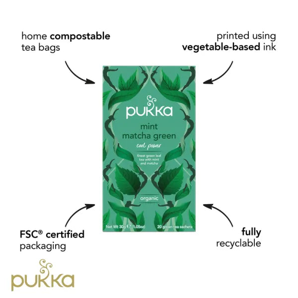 Pukka Organic Mint Matcha Green Tea