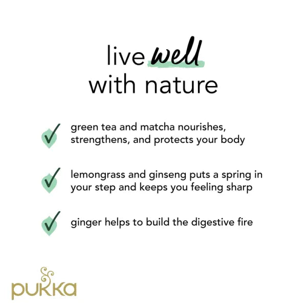 Pukka Organic Ginseng Matcha Green Tea