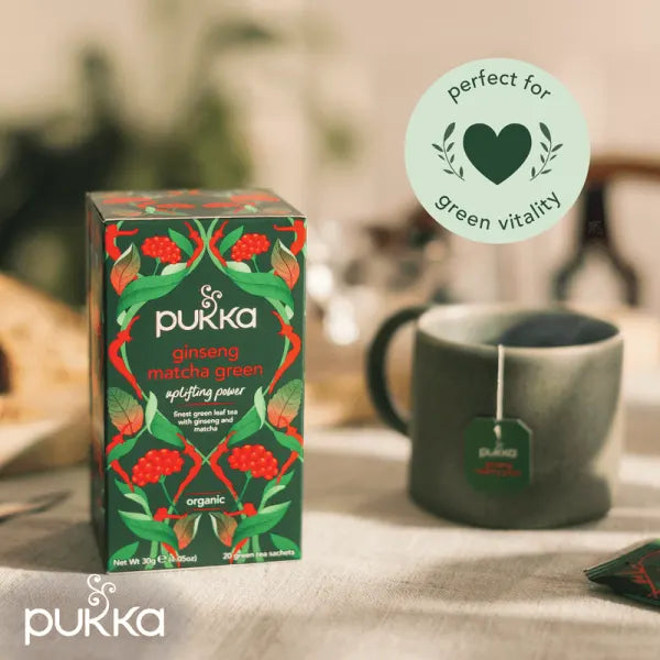 Pukka Organic Ginseng Matcha Green Tea