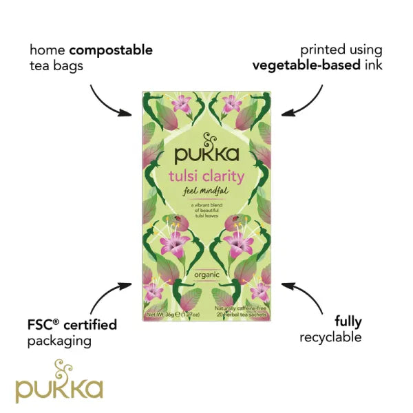 Pukka Organic Tulsi Clarity Tea Bags