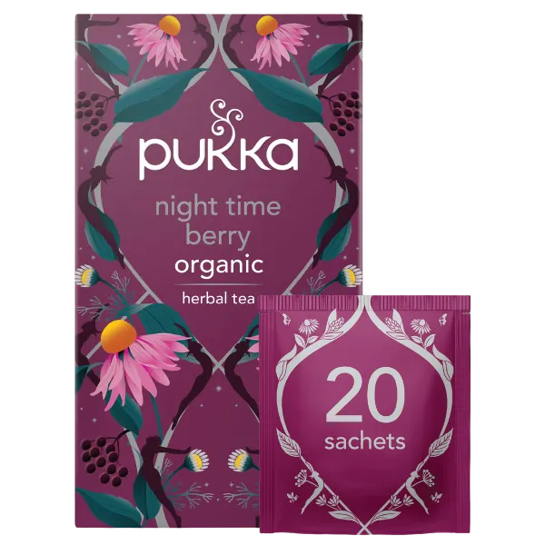 Pukka Organic Night Time Berry Herbal Tea