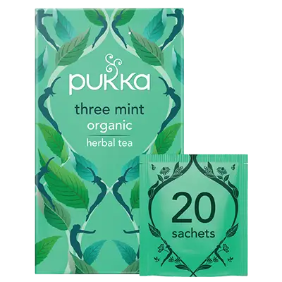 Pukka Organic Three Mint Tea Bags