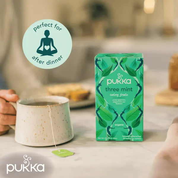 Pukka Organic Three Mint Tea Bags