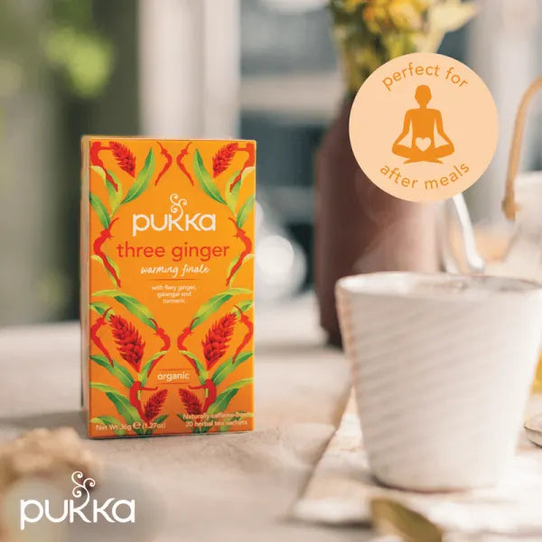 Pukka Organic Three Ginger Tea Bags