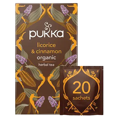 Pukka Organic Licorice & Cinnamon Tea