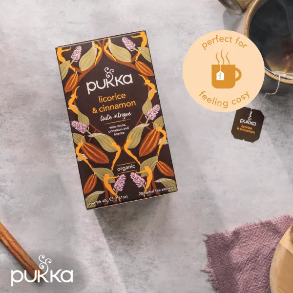Pukka Organic Licorice & Cinnamon Tea