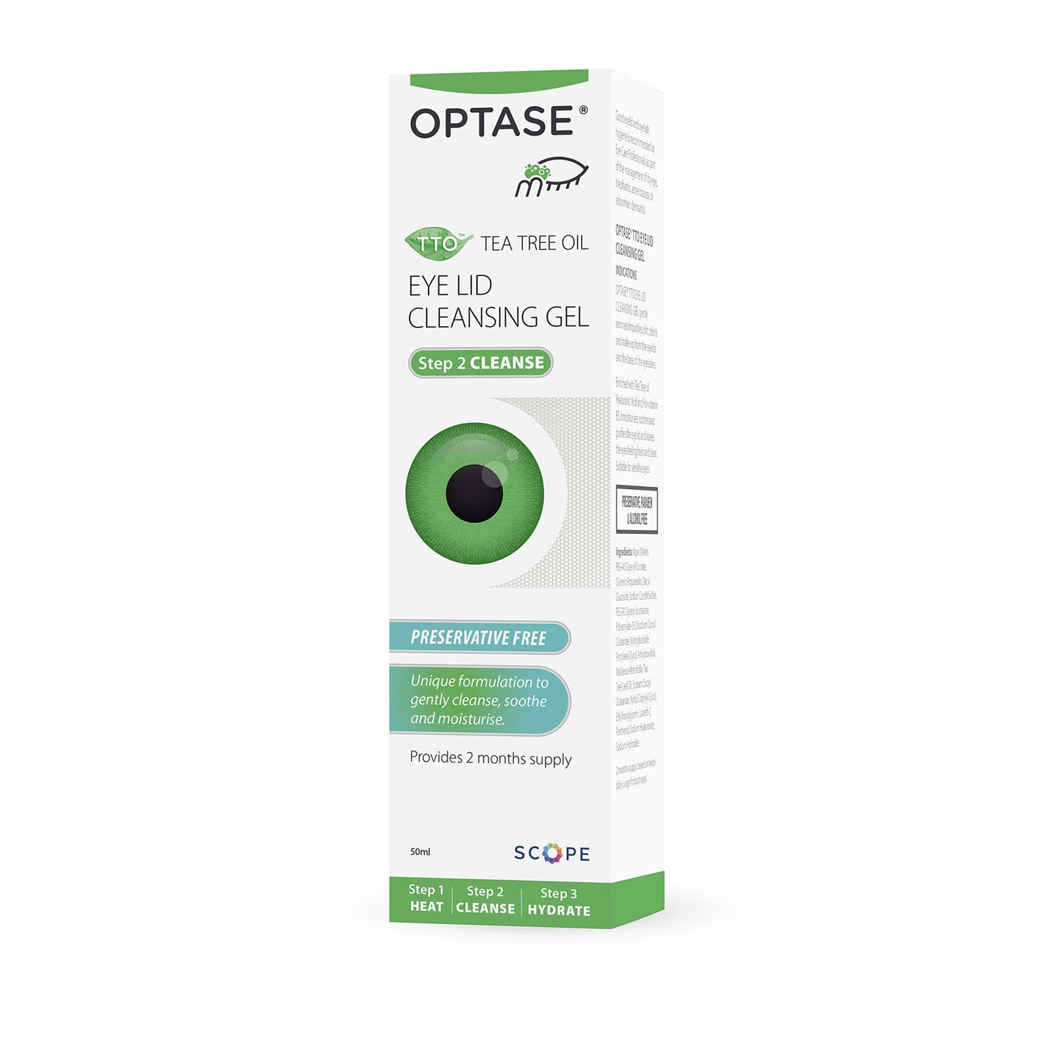 Optase Tea Tree Oil Eye Lid Cleansing Gel