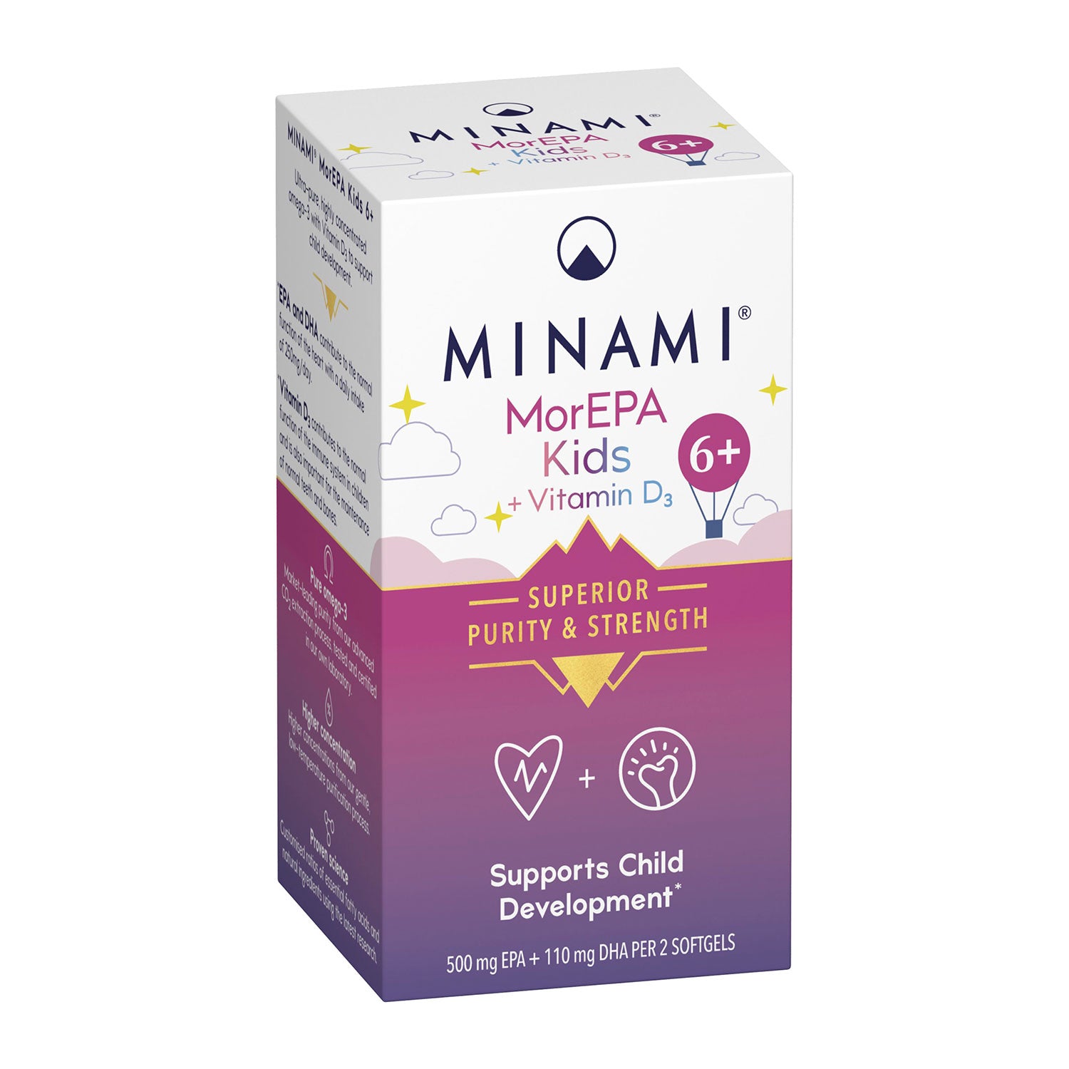 Minami MorEPA Kids 6+ 60 softgels