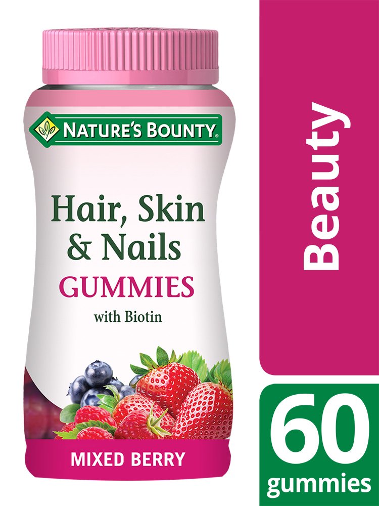 Nature's Bounty Hair, Skin and Nails Gummies 