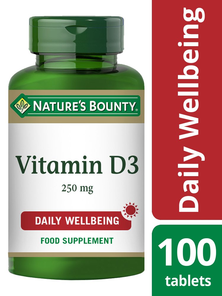 Nature's Bounty Vitamin D3 25 ug (1000IU)