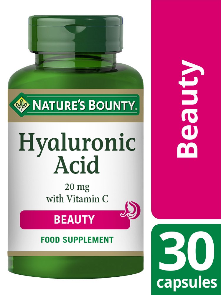 Nature's Bounty Hyaluronic Acid 20 mg with Vitamin C