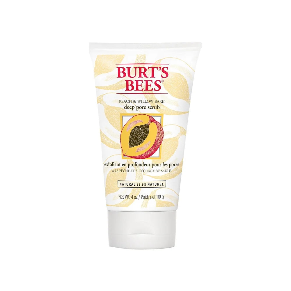Burt's Bees Peach and Willowbark Deep Pore Scrub 110g