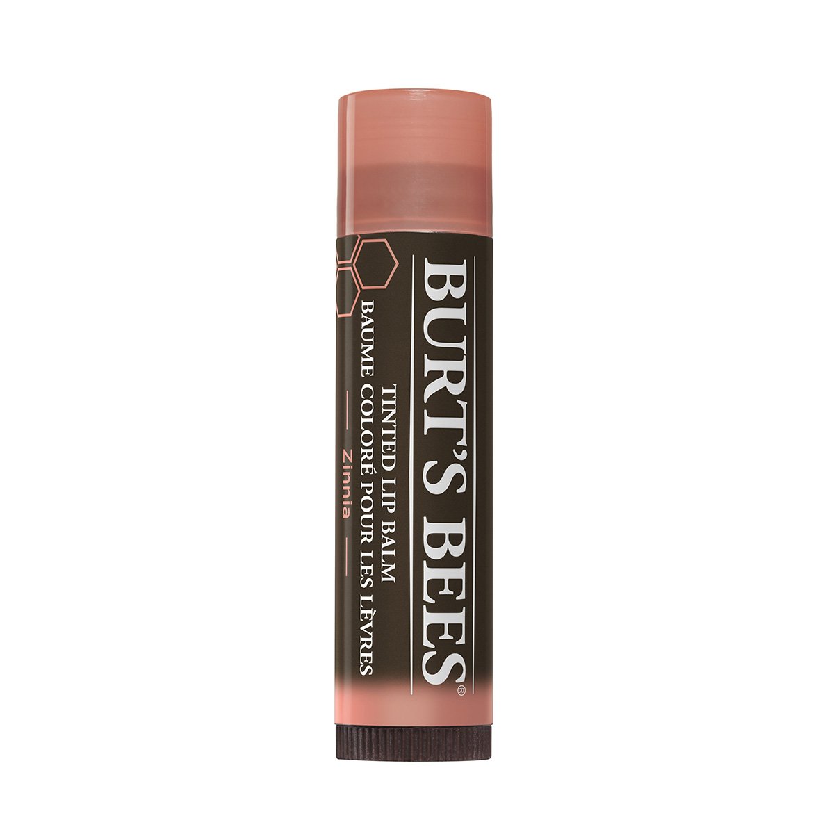 Burt's Bees 100% Natural Tinted Lip Balm Zinnia with Shea Butter & Botanical Waxes