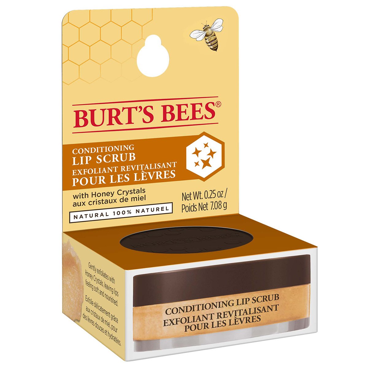Burt's Bees 100% Natural Origin Conditioning Lip Scrub with Exfoliating Honey Crystals